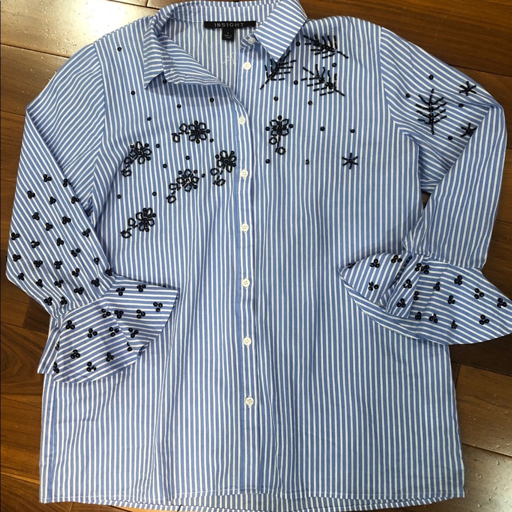 Button up cotton blouse